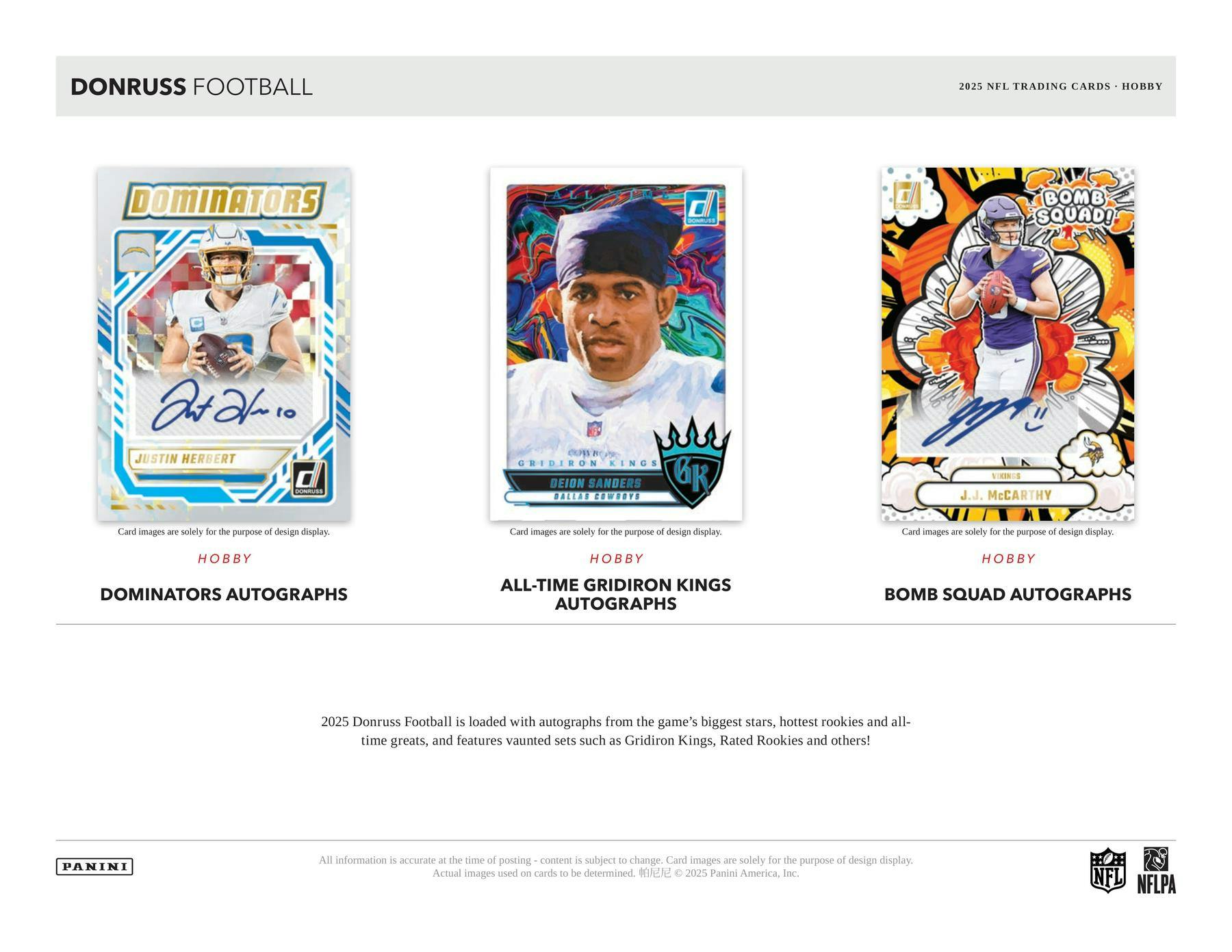 2025 Panini Donruss Football Hobby Box | Columbia Sports Cards - Columbia Hobby - Sports Card Boxes - Toploaders - Card Savers