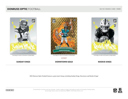 2025 Panini Donruss Optic Football Hobby Box | Columbia Sports Cards - Columbia Hobby - Sports Card Boxes - Toploaders - Card Savers