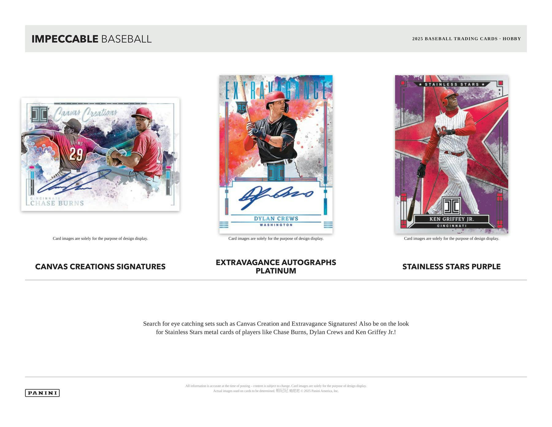 2025 Panini Impeccable Baseball Hobby Box | Columbia Sports Cards - Columbia Hobby - Sports Card Boxes - Toploaders - Card Savers