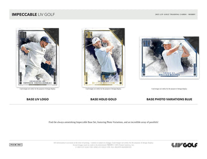 2025 Panini Impeccable LIV Golf Hobby Box | Columbia Sports Cards - Columbia Hobby - Sports Card Boxes - Toploaders - Card Savers