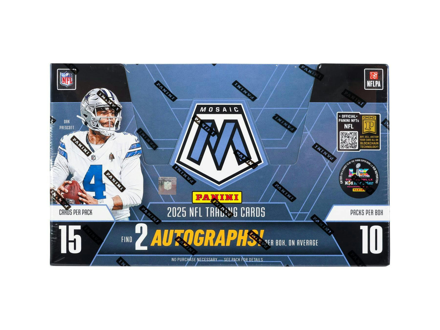 2025 Panini Mosaic Football Hobby Box | Columbia Sports Cards - Columbia Hobby - Sports Card Boxes - Toploaders - Card Savers
