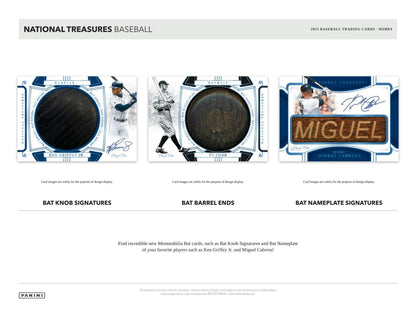 2025 Panini National Treasures Baseball Hobby Box | Columbia Sports Cards - Columbia Hobby - Sports Card Boxes - Toploaders - Card Savers