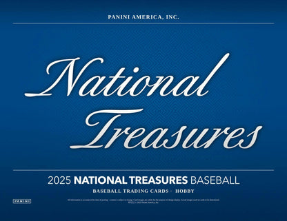 2025 Panini National Treasures Baseball Hobby Box | Columbia Sports Cards - Columbia Hobby - Sports Card Boxes - Toploaders - Card Savers