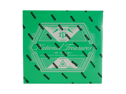 2025 Panini National Treasures Collegiate Football Hobby Box | Columbia Sports Cards - Columbia Hobby - Sports Card Boxes - Toploaders - Card Savers