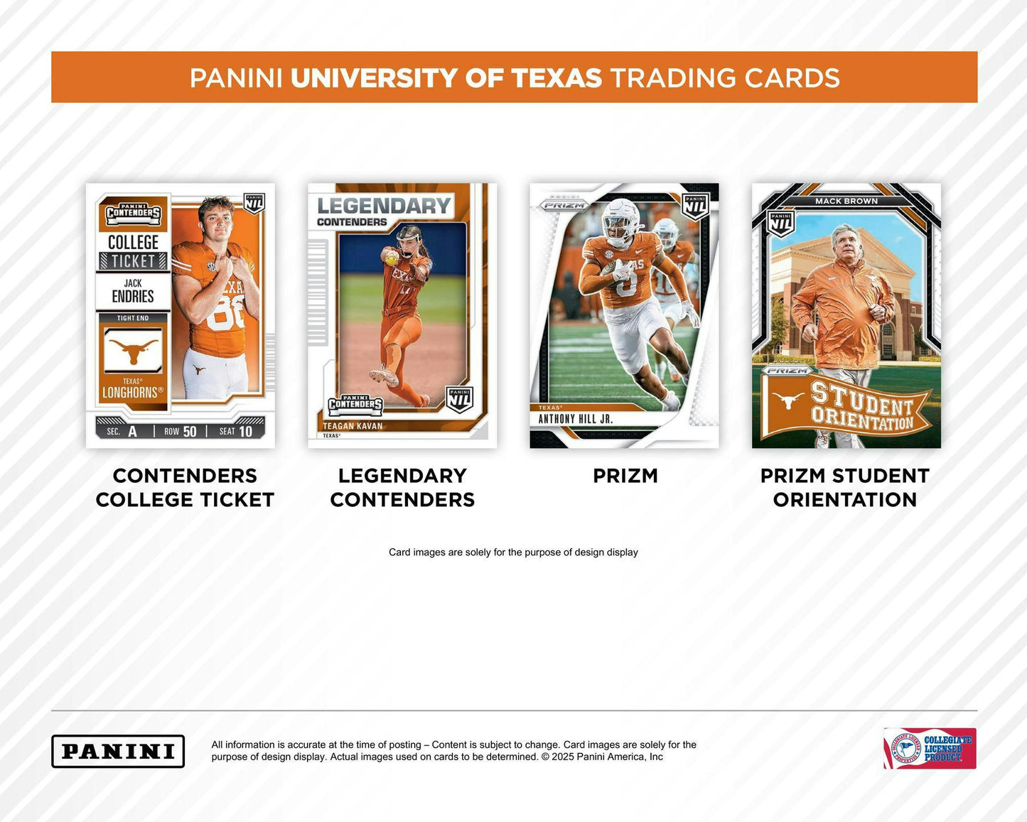 2025 Panini NIL Texas Longhorns Hobby Box | Columbia Sports Cards - Columbia Hobby - Sports Card Boxes - Toploaders - Card Savers