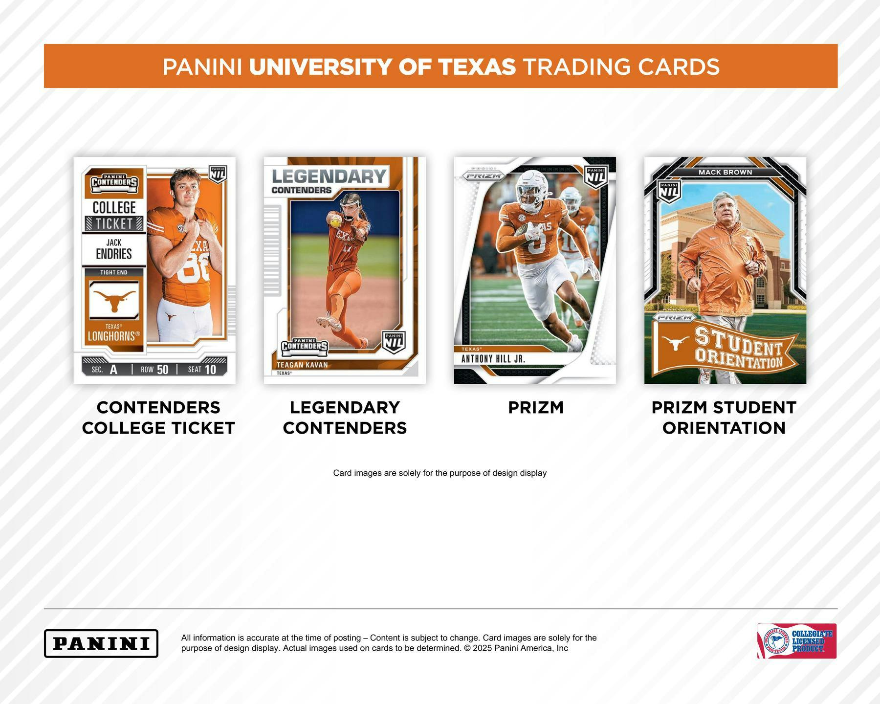 2025 Panini NIL Texas Longhorns Hobby Box | Columbia Sports Cards - Columbia Hobby - Sports Card Boxes - Toploaders - Card Savers