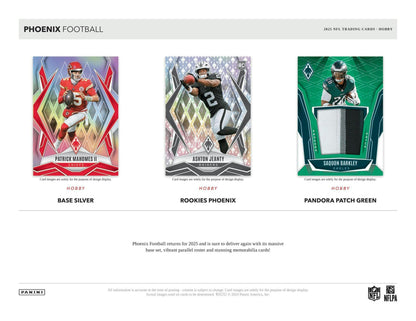 2025 Panini Phoenix Football Hobby Box | Columbia Sports Cards - Columbia Hobby - Sports Card Boxes - Toploaders - Card Savers