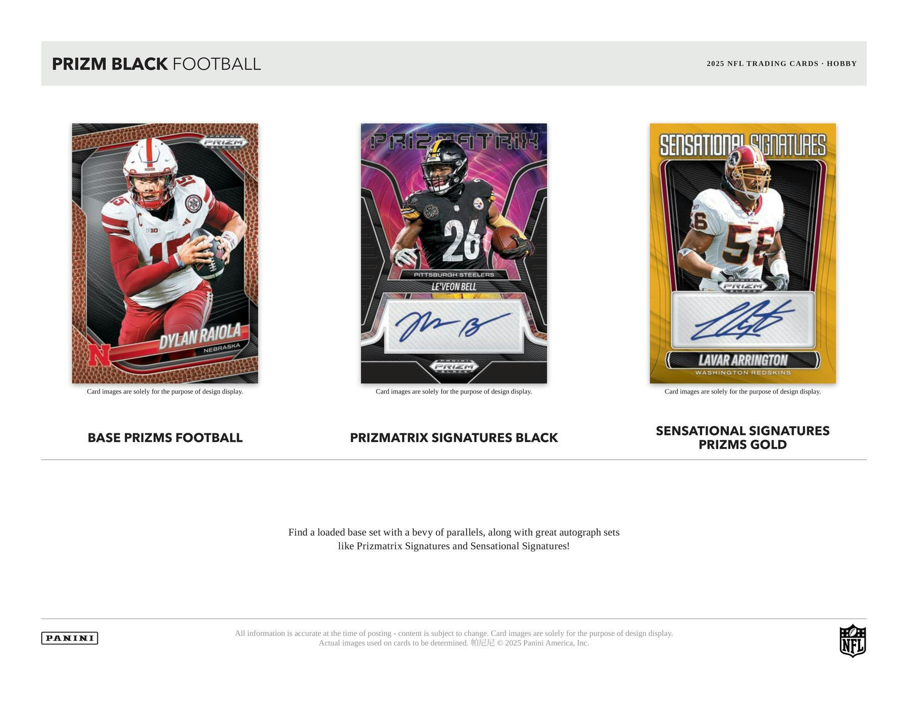 2025 Panini Prizm Black Football Hobby Box | Columbia Sports Cards - Columbia Hobby - Sports Card Boxes - Toploaders - Card Savers