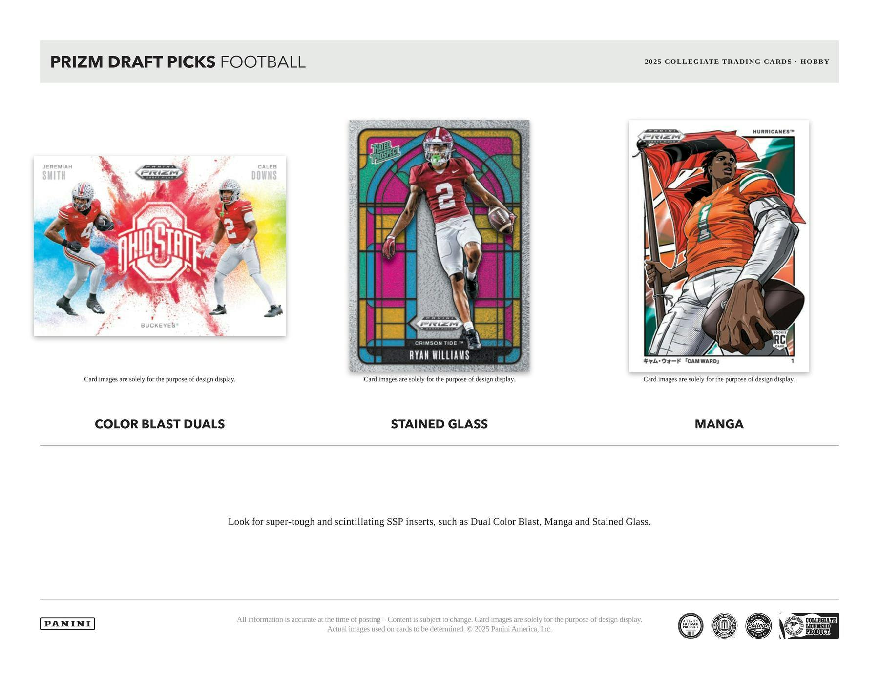 2025 Panini Prizm Draft Picks Football Hobby Box | Columbia Sports Cards - Columbia Hobby - Sports Card Boxes - Toploaders - Card Savers
