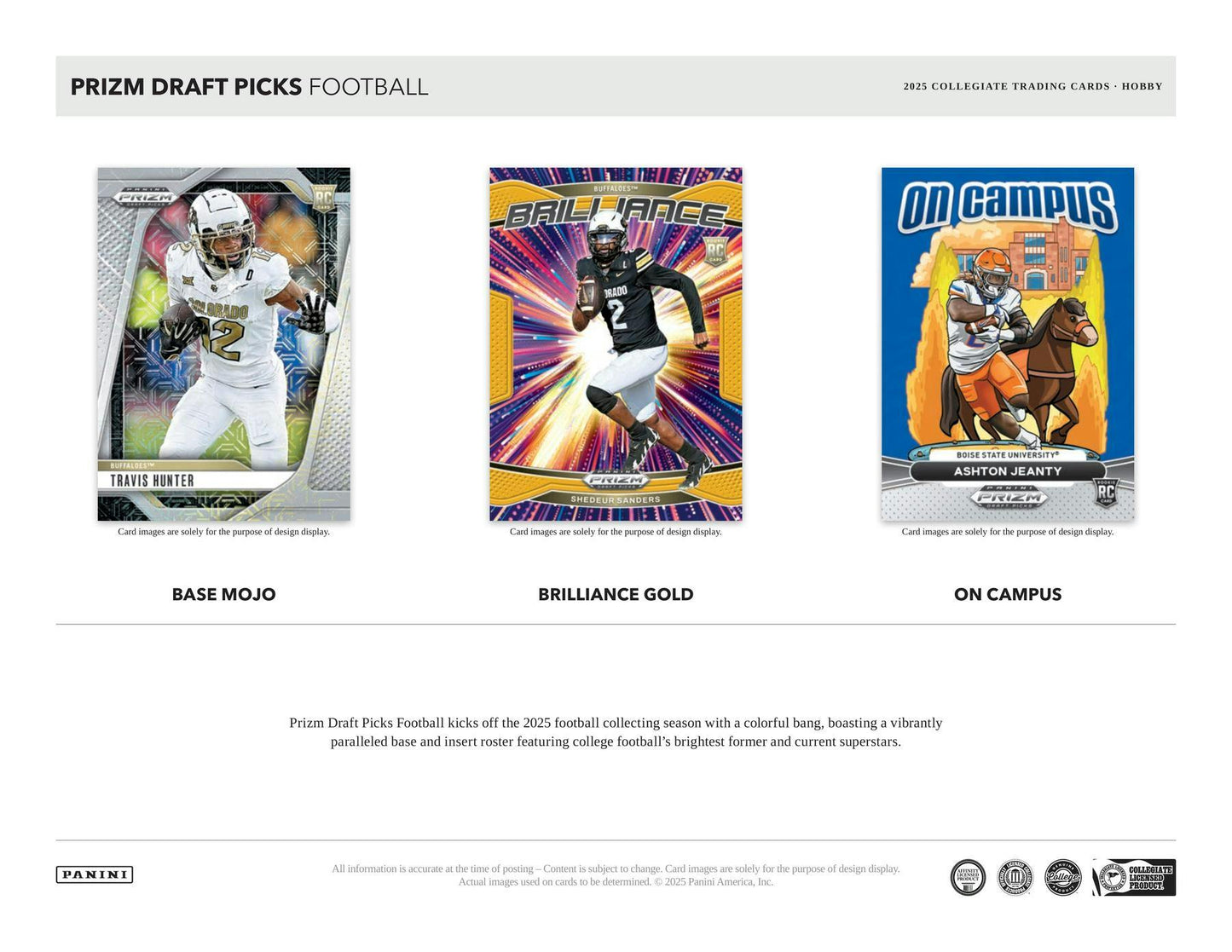 2025 Panini Prizm Draft Picks Football Hobby Box | Columbia Sports Cards - Columbia Hobby - Sports Card Boxes - Toploaders - Card Savers