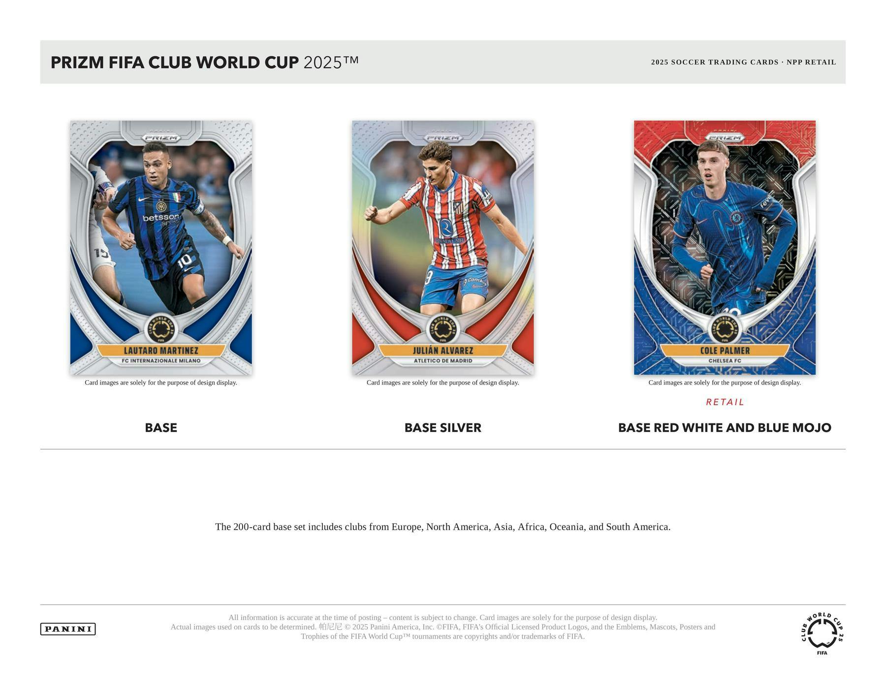2025 Panini Prizm FIFA Club World Cup Soccer Mega Box | Columbia Sports Cards - Columbia Hobby - Sports Card Boxes - Toploaders - Card Savers