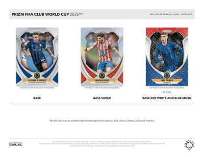 2025 Panini Prizm FIFA Club World Cup Soccer Mega Box | Columbia Sports Cards - Columbia Hobby - Sports Card Boxes - Toploaders - Card Savers