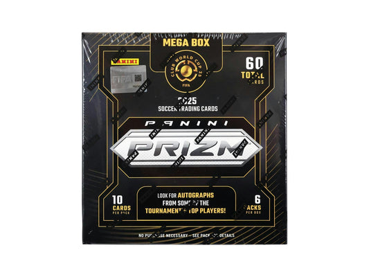 2025 Panini Prizm FIFA Club World Cup Soccer Mega Box | Columbia Sports Cards - Columbia Hobby - Sports Card Boxes - Toploaders - Card Savers