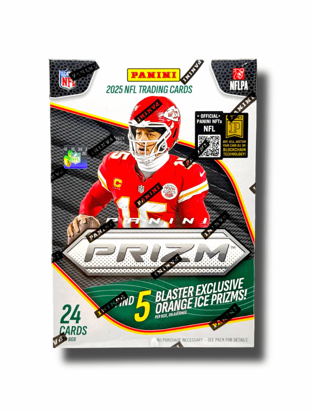 2025 Panini Prizm Football Hobby Blaster Box (Orange Ice!) | Columbia Sports Cards - Columbia Hobby - Sports Card Boxes - Toploaders - Card Savers