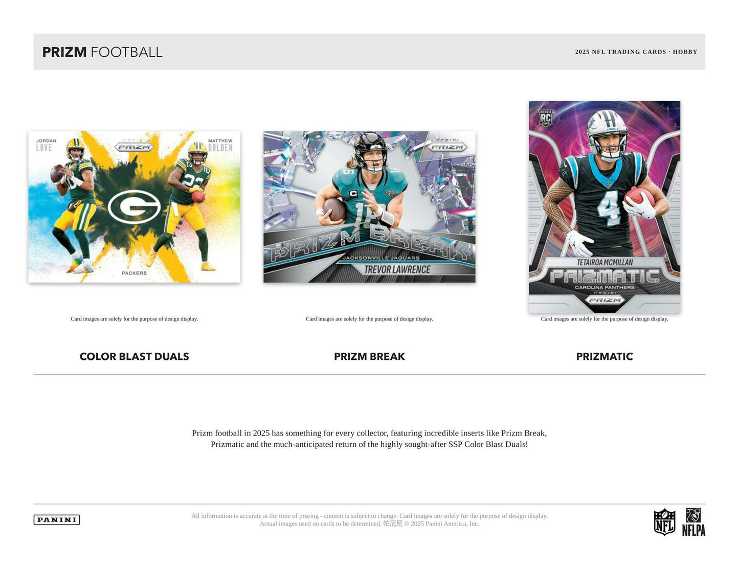 2025 Panini Prizm Football Hobby Box - Columbia Hobby - Sports Card Boxes - Toploaders - Card Savers