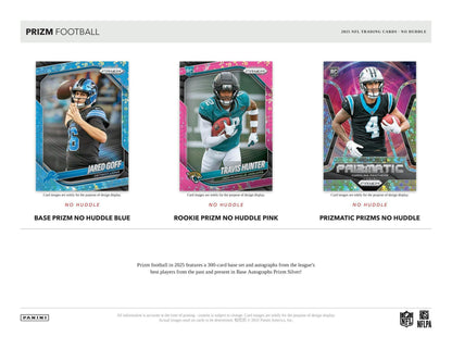 2025 Panini Prizm Football No Huddle Box | Columbia Sports Cards - Columbia Hobby - Sports Card Boxes - Toploaders - Card Savers