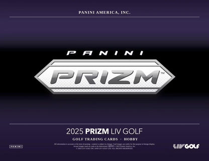 2025 Panini Prizm LIV Golf Hobby Box - Columbia Hobby - Sports Card Boxes - Toploaders - Card Savers