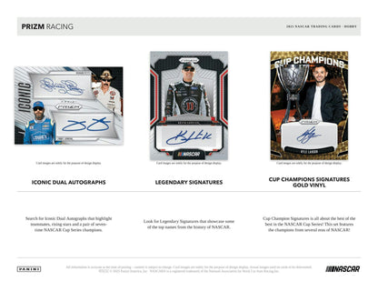 2025 Panini Prizm NASCAR Racing Hobby Box | Columbia Sports Cards - Columbia Hobby - Sports Card Boxes - Toploaders - Card Savers