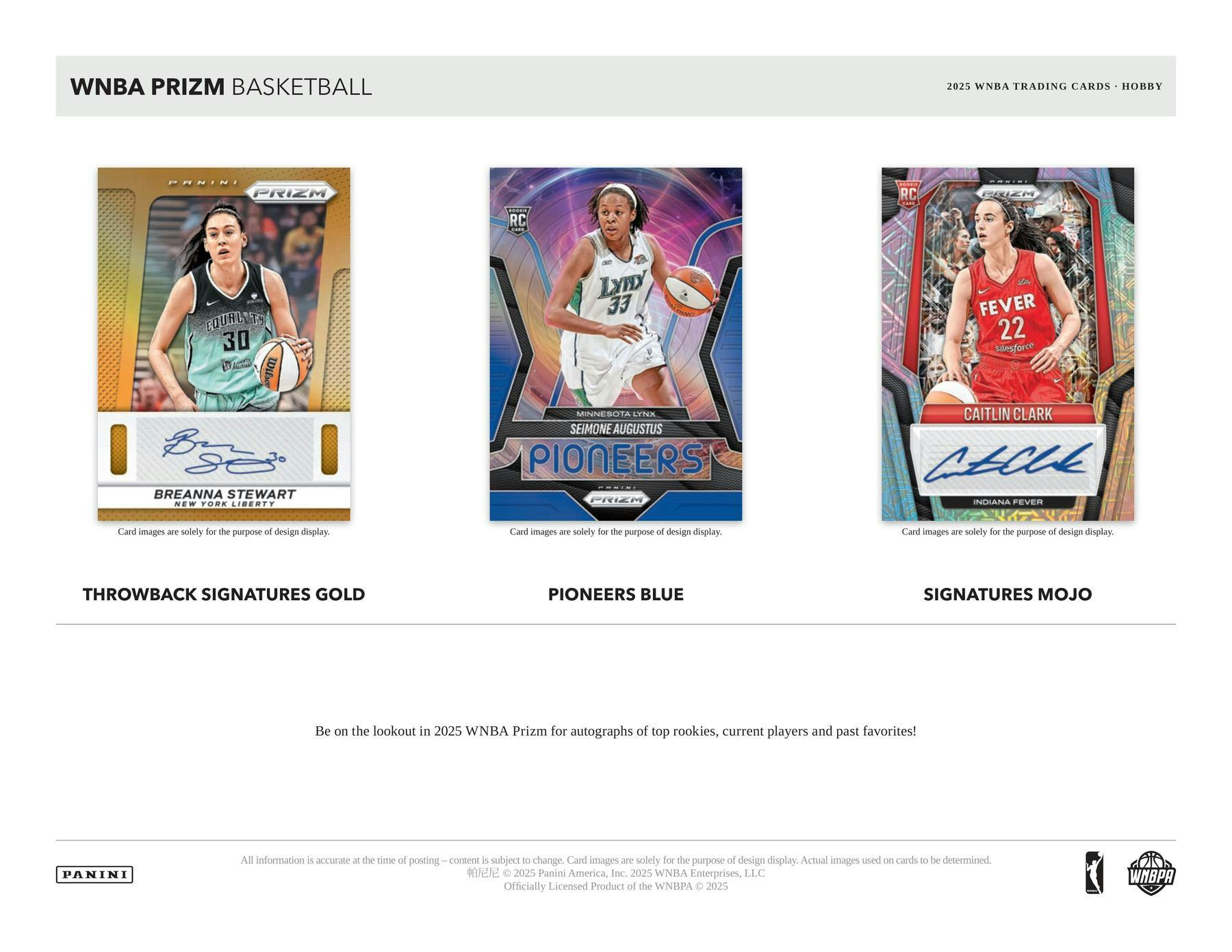 2025 Panini Prizm WNBA Basketball Hobby Box | Columbia Sports Cards - Columbia Hobby - Sports Card Boxes - Toploaders - Card Savers