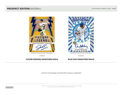 2025 Panini Prospect Edition Baseball Hobby Box | Columbia Sports Cards - Columbia Hobby - Sports Card Boxes - Toploaders - Card Savers
