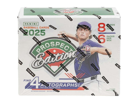 2025 Panini Prospect Edition Baseball Hobby Box | Columbia Sports Cards - Columbia Hobby - Sports Card Boxes - Toploaders - Card Savers