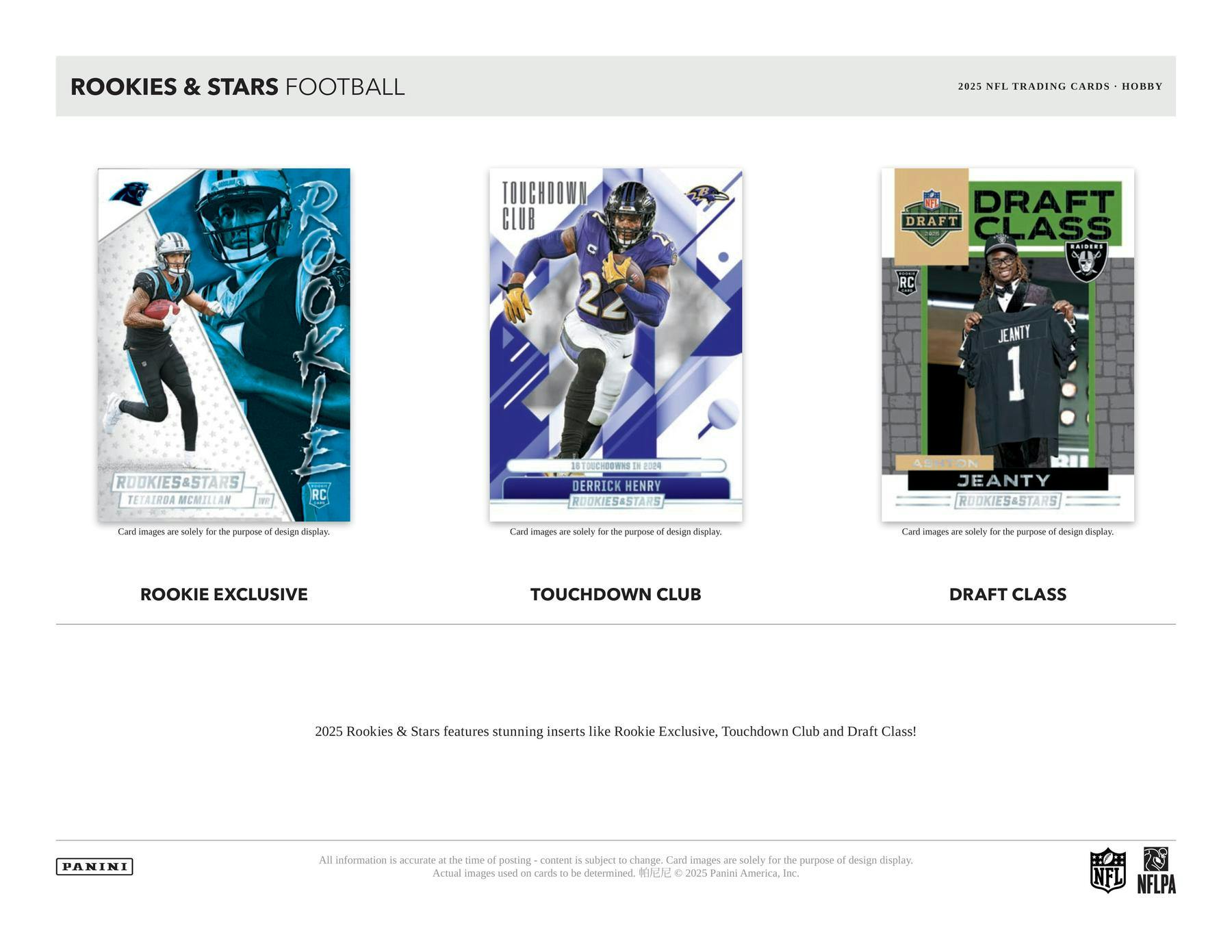 2025 Panini Rookies & Stars Football Hobby Box | Columbia Sports Cards - Columbia Hobby - Sports Card Boxes - Toploaders - Card Savers