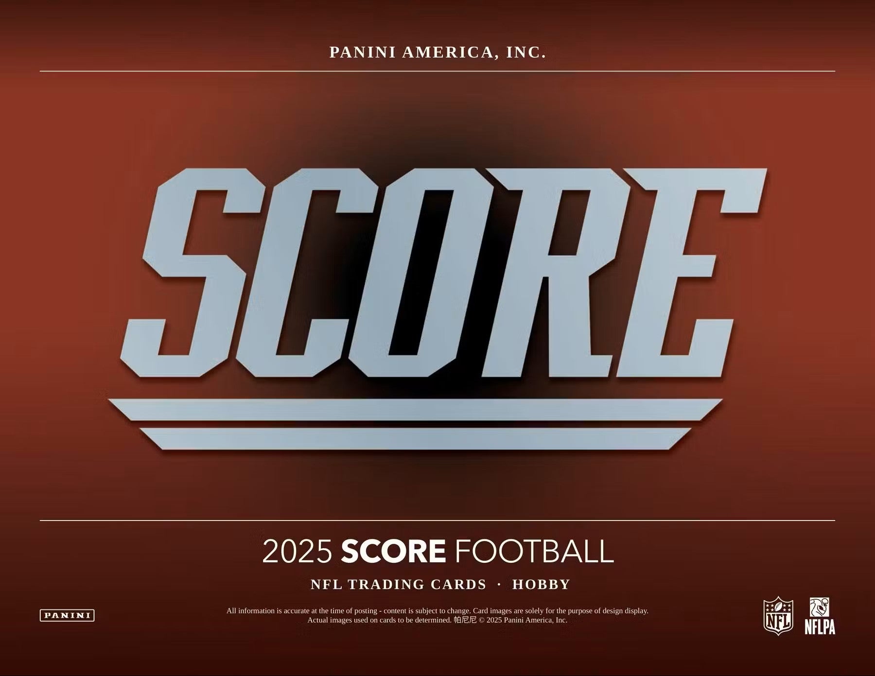 2025 Panini Score Football Hobby Box - Columbia Hobby - Sports Card Boxes - Toploaders - Card Savers