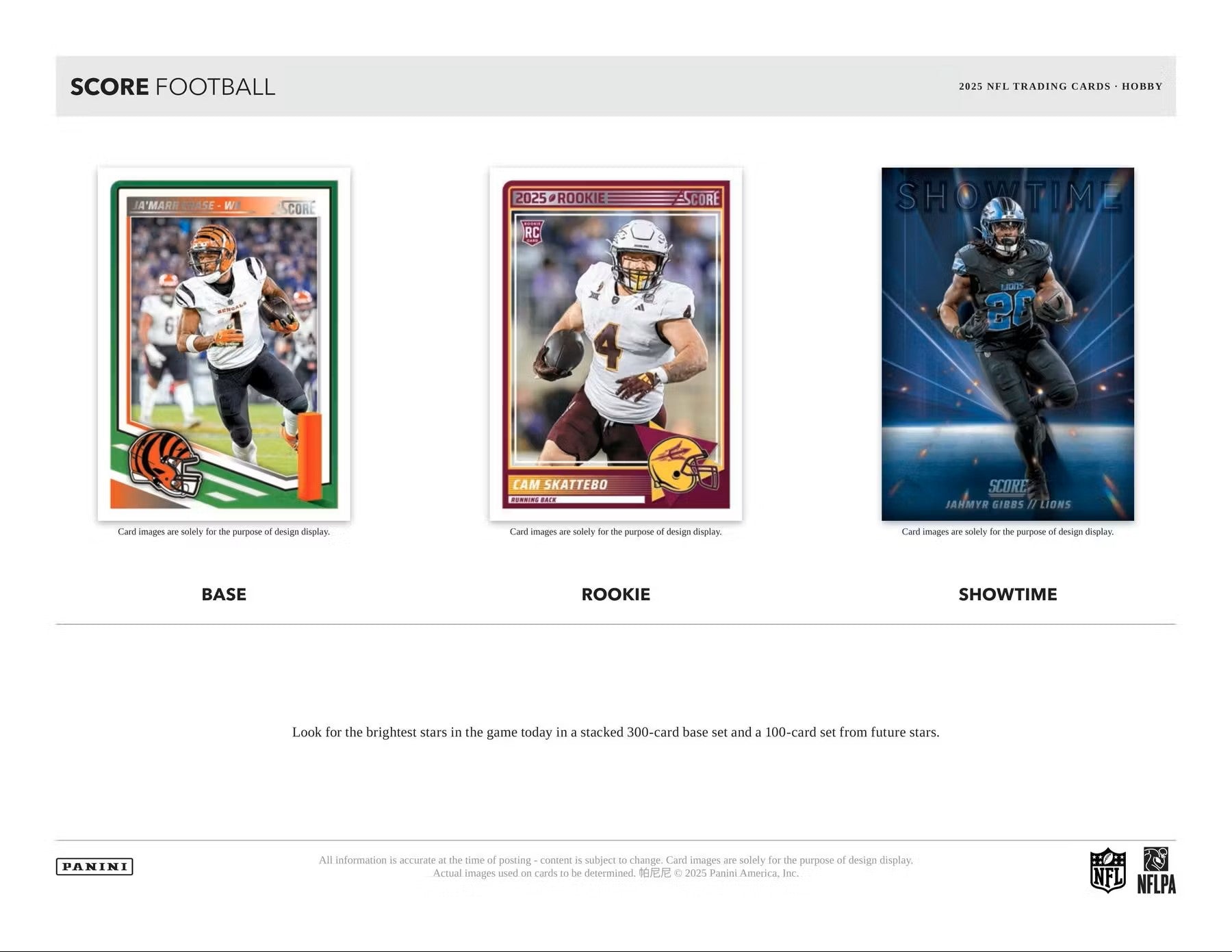 2025 Panini Score Football Hobby Box - Columbia Hobby - Sports Card Boxes - Toploaders - Card Savers