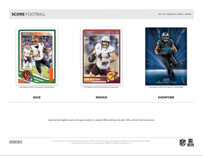 2025 Panini Score Football Hobby Box - Columbia Hobby - Sports Card Boxes - Toploaders - Card Savers