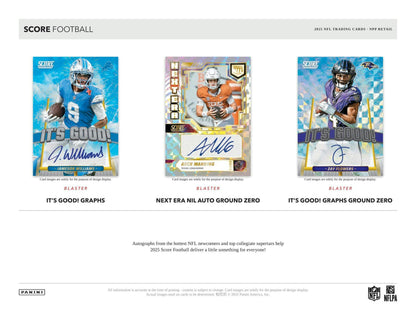 2025 Panini Score Football Mega Box | Columbia Sports Cards - Columbia Hobby - Sports Card Boxes - Toploaders - Card Savers