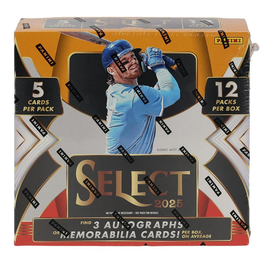 2025 Panini Select Baseball Hobby Box | Columbia Sports Cards - Columbia Hobby - Sports Card Boxes - Toploaders - Card Savers