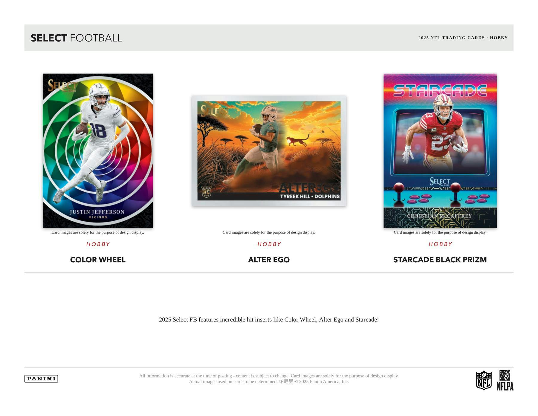 2025 Panini Select Football Hobby Box | Columbia Sports Cards - Columbia Hobby - Sports Card Boxes - Toploaders - Card Savers