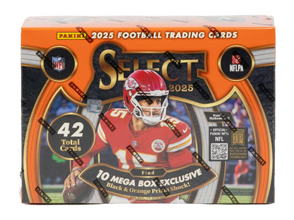 2025 Panini Select Football Mega Hobby Box | Columbia Sports Cards - Columbia Hobby - Sports Card Boxes - Toploaders - Card Savers