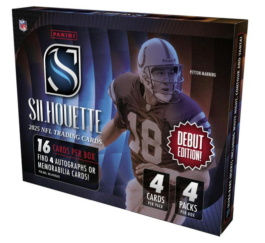 2025 Panini Silhouette Football Hobby Box | Columbia Sports Cards - Columbia Hobby - Sports Card Boxes - Toploaders - Card Savers