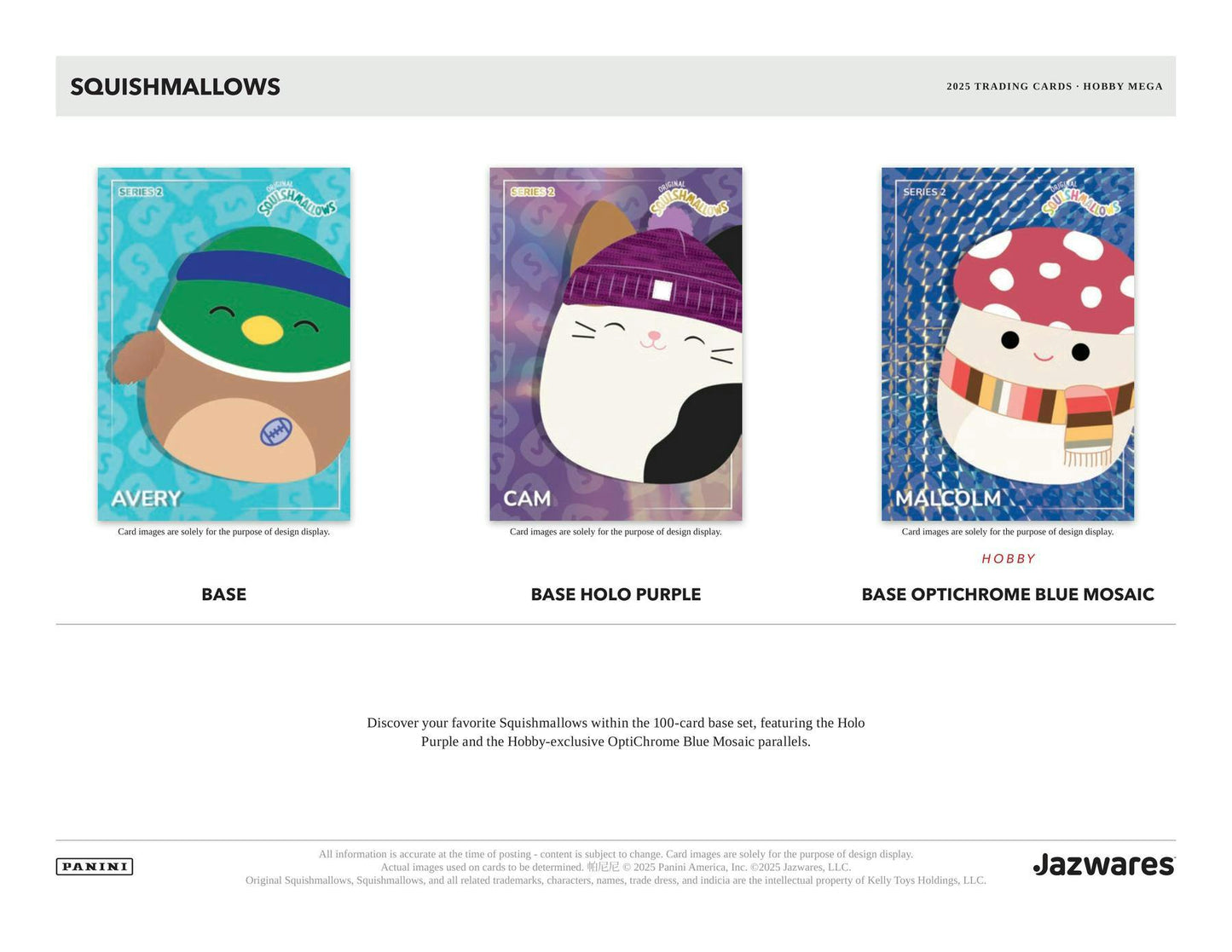 2025 Panini Squishmallows Trading Cards Hobby Mega Box | Columbia Sports Cards - Columbia Hobby - Sports Card Boxes - Toploaders - Card Savers