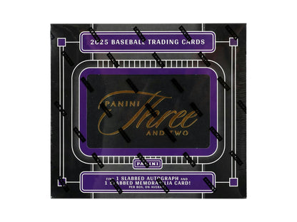 2025 Panini Three & Two Baseball Hobby Box | Columbia Sports Cards - Columbia Hobby - Sports Card Boxes - Toploaders - Card Savers
