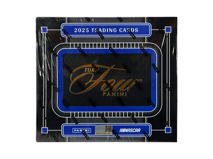 2025 Panini Turn Four Racing Hobby Box | Columbia Sports Cards - Columbia Hobby - Sports Card Boxes - Toploaders - Card Savers