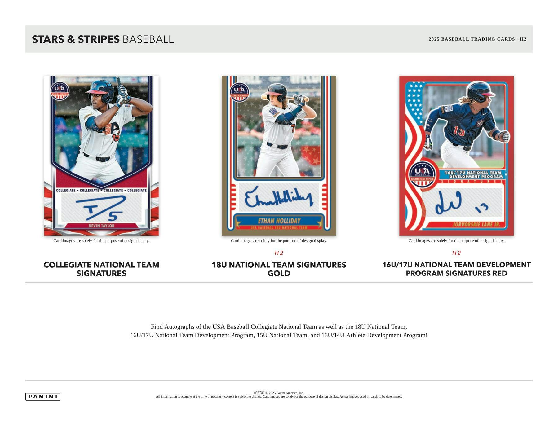 2025 Panini USA Stars & Stripes Baseball H2 Box - Columbia Hobby - Sports Card Boxes - Toploaders - Card Savers