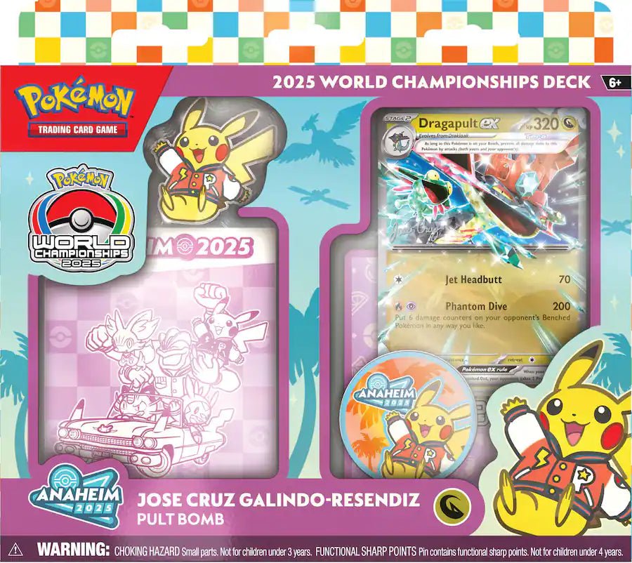 2025 Pokemon TCG World Championship Deck Box | Columbia Sports Cards