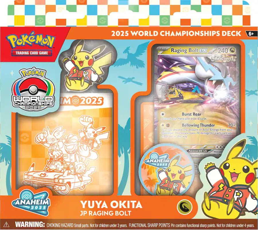 2025 Pokemon TCG World Championship Deck Box | Columbia Sports Cards