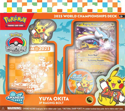2025 Pokemon TCG World Championship Deck Box | Columbia Sports Cards