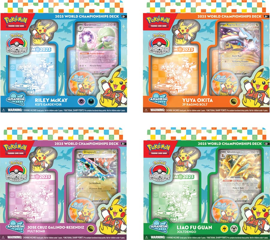 2025 Pokemon TCG World Championship Deck Box | Columbia Sports Cards