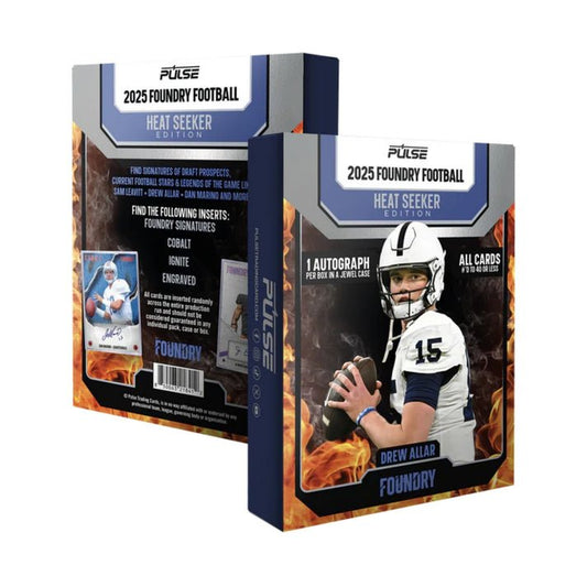 2025 Pulse Foundry Football Heat Seeker Edition Box | Columbia Sports Cards - Columbia Hobby - Sports Card Boxes - Toploaders - Card Savers