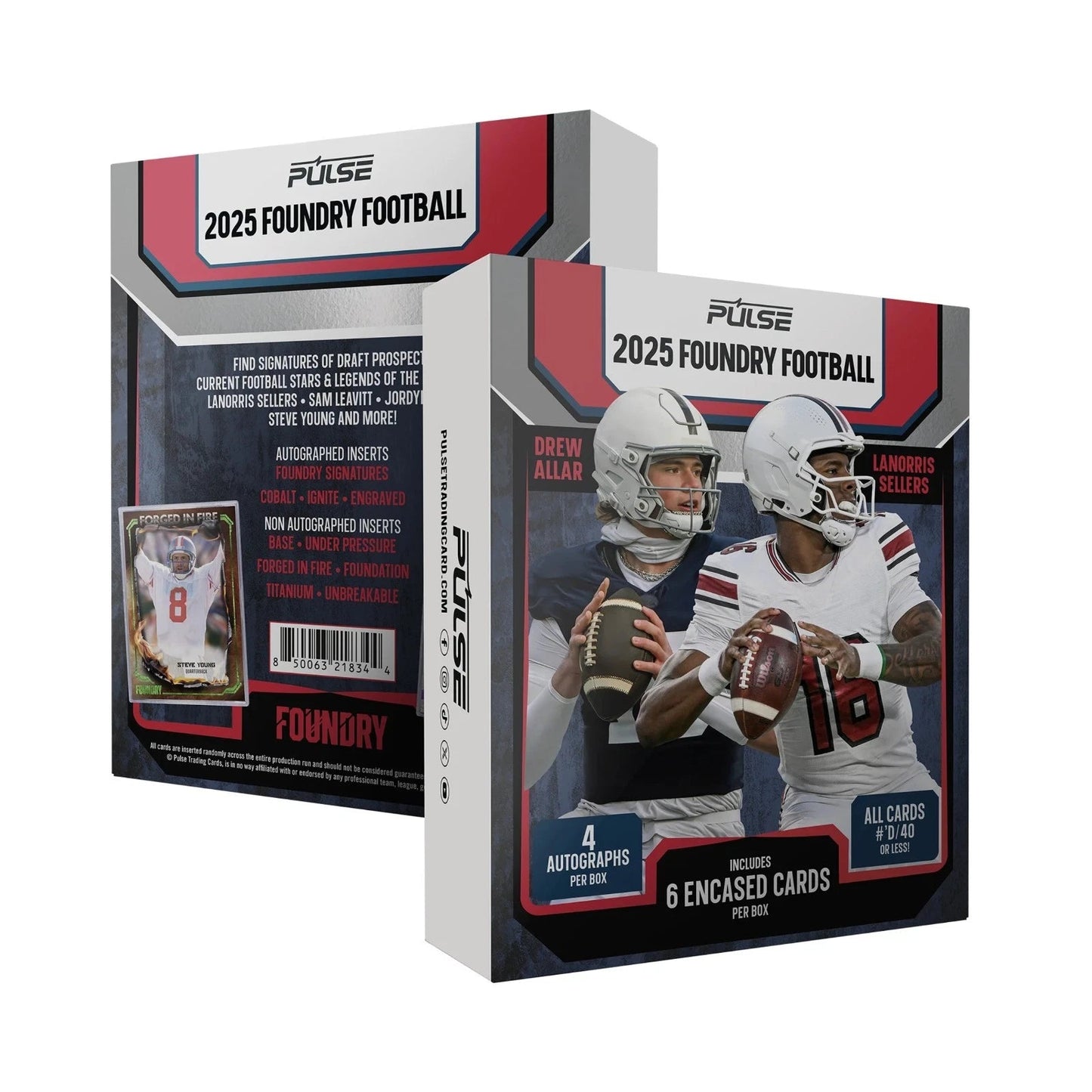 2025 Pulse Foundry Football Hobby Box | Columbia Sports Cards - Columbia Hobby - Sports Card Boxes - Toploaders - Card Savers
