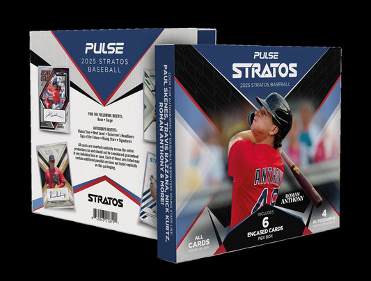 2025 Pulse Stratos Baseball Hobby Box - Columbia Hobby - Sports Card Boxes - Toploaders - Card Savers