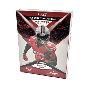2025 Pulse Stratos Football Heat Seekers Edition Box | Columbia Sports Cards - Columbia Hobby - Sports Card Boxes - Toploaders - Card Savers