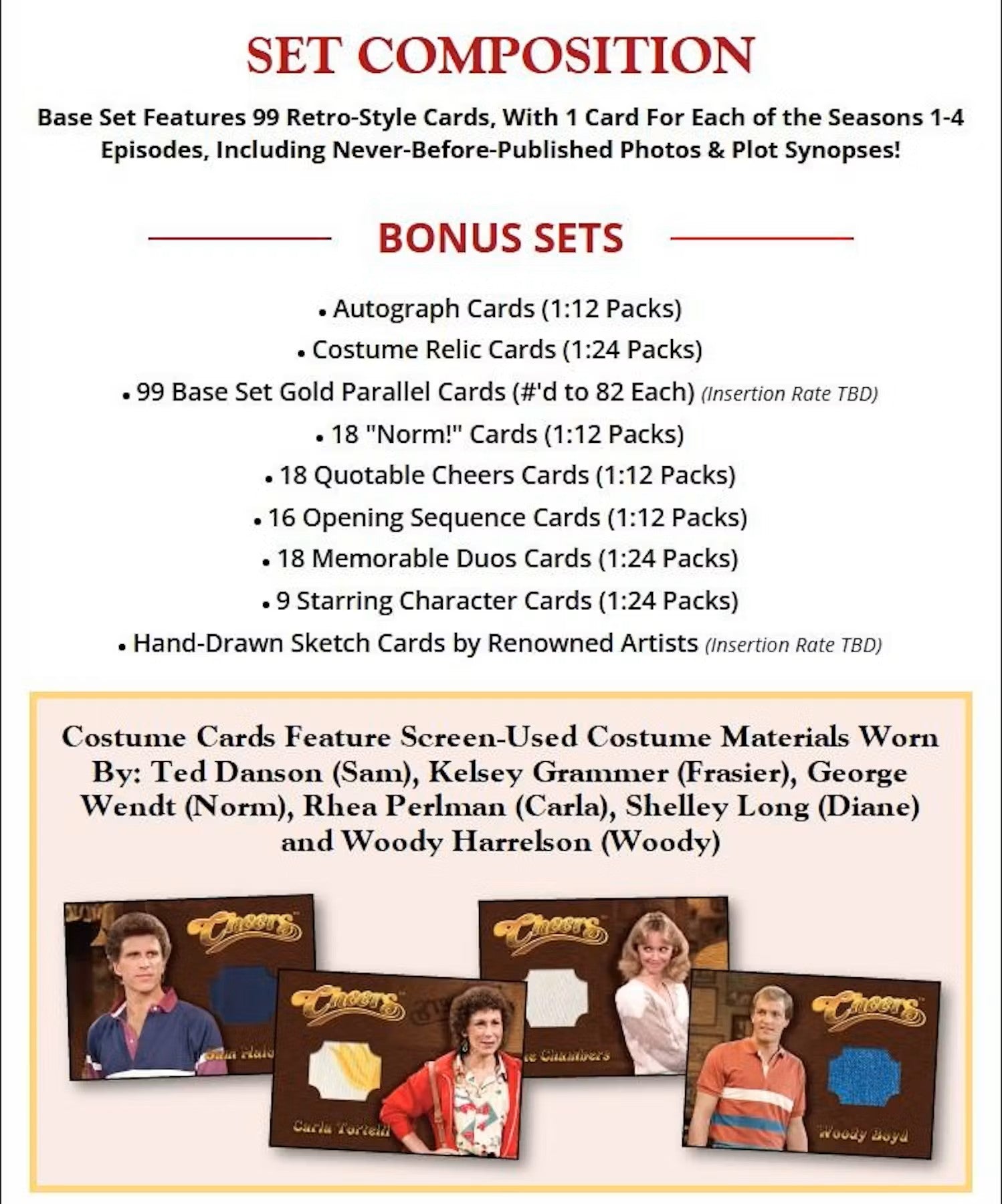 2025 Rittenhouse Cheers Premiere Edition Trading Cards Hobby Box - Columbia Hobby - Sports Card Boxes - Toploaders - Card Savers