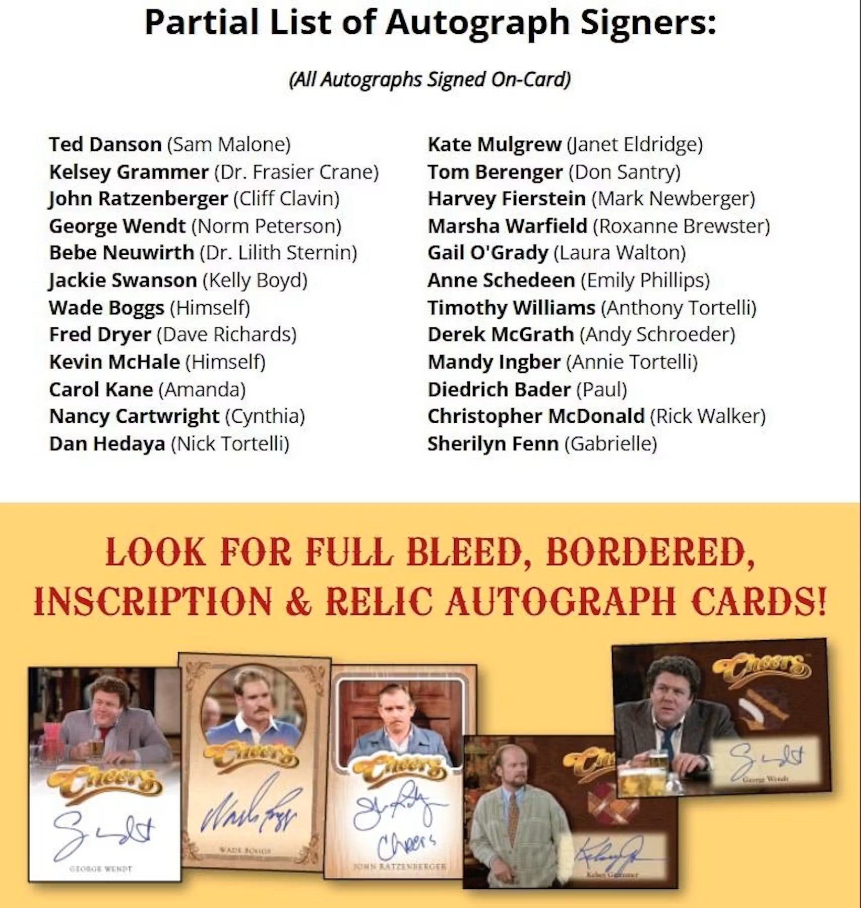 2025 Rittenhouse Cheers Premiere Edition Trading Cards Hobby Box - Columbia Hobby - Sports Card Boxes - Toploaders - Card Savers