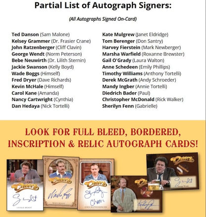 2025 Rittenhouse Cheers Premiere Edition Trading Cards Hobby Box - Columbia Hobby - Sports Card Boxes - Toploaders - Card Savers