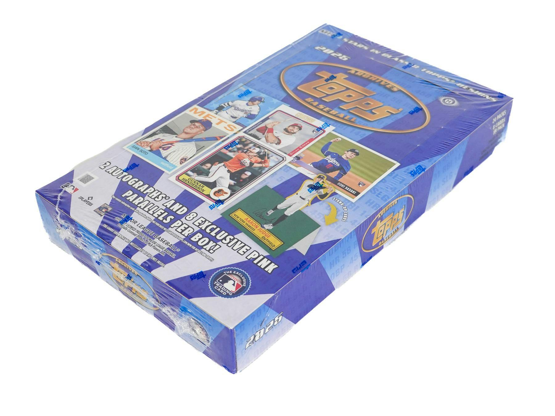 2025 Topps Archives Baseball Hobby Box | Columbia Sports Cards - Columbia Hobby - Sports Card Boxes - Toploaders - Card Savers